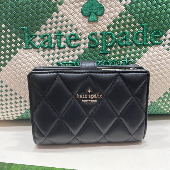 Kate Spade Carey Medium Compartment Bifold Wallet 
COLOR: Black
NWT - Picture 9 of 16
